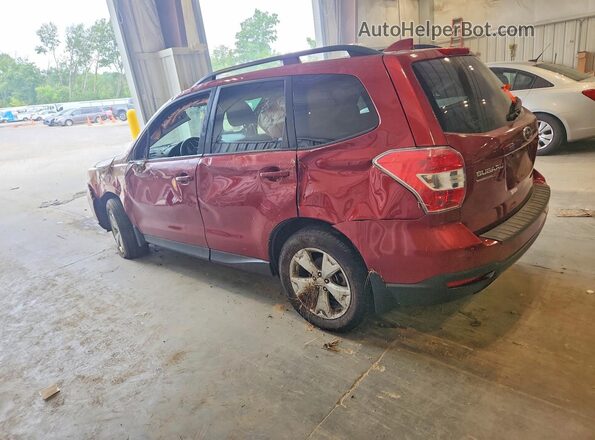 JF2SJADC1GH487917 2016 SUBARU FORESTER Red Rear left
