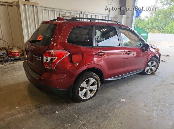 JF2SJADC1GH487917 2016 SUBARU FORESTER Red Rear right