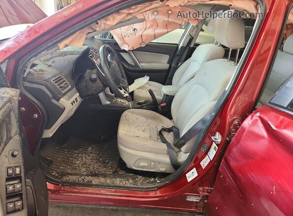 JF2SJADC1GH487917 2016 SUBARU FORESTER Red Front interior view