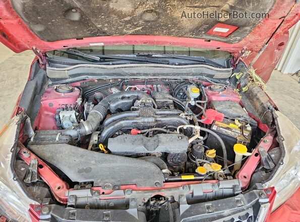 JF2SJADC1GH487917 2016 SUBARU FORESTER Red Rear interior view