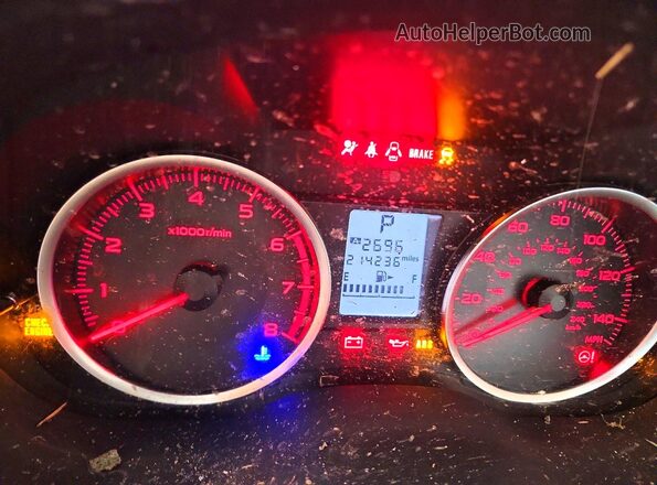 JF2SJADC1GH487917 2016 SUBARU FORESTER Red Instrument cluster view