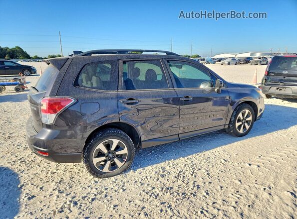 JF2SJADC1JH516680 2018 SUBARU FORESTER Черный Задняя правая четверть