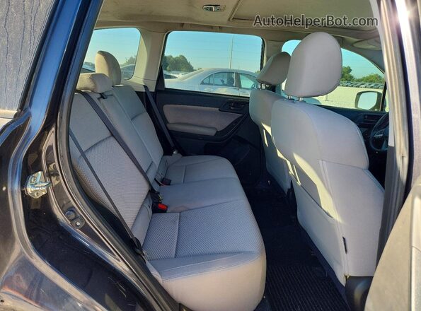 JF2SJADC1JH516680 2018 SUBARU FORESTER Черный Вид задних сидений