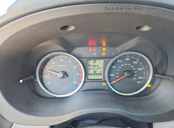 JF2SJADC1JH516680 2018 SUBARU FORESTER Черный Вид щитка приборов