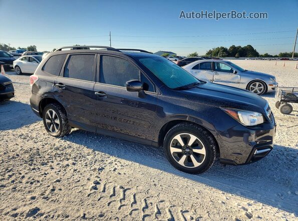 JF2SJADC1JH516680 2018 SUBARU FORESTER Черный Передняя правая четверть