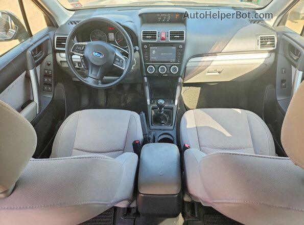 JF2SJADC2GG517657 2016 SUBARU FORESTER Charcoal Вид панелі приладів