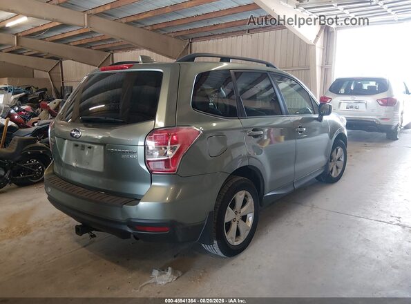 JF2SJADC2GH494598 2016 SUBARU FORESTER Green Задня права чверть