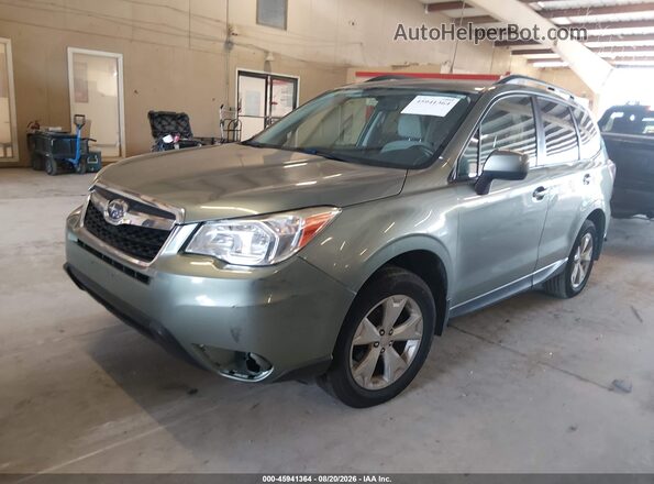 JF2SJADC2GH494598 2016 SUBARU FORESTER Green Передня ліва чверть