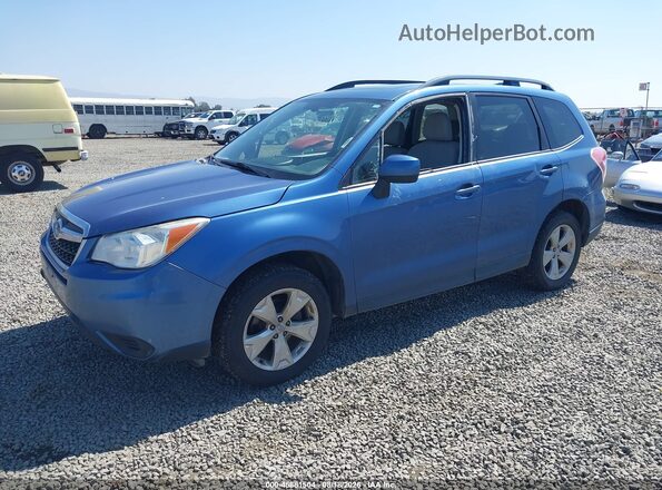 JF2SJADC2GH521587 2016 SUBARU FORESTER Blue Front left