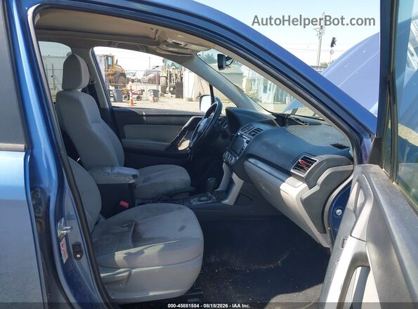 JF2SJADC2GH521587 2016 SUBARU FORESTER Blue Front interior view