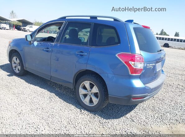 JF2SJADC2GH521587 2016 SUBARU FORESTER Blue Rear left