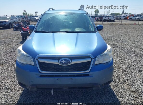 JF2SJADC2GH521587 2016 SUBARU FORESTER Blue Instrument cluster view
