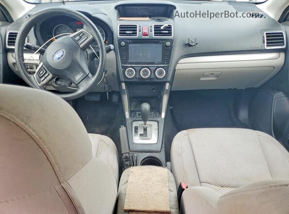 JF2SJADC3GH410403 2016 SUBARU FORESTER Blue Առջևի վահանակի տեսք