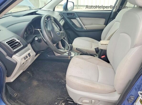 JF2SJADC3GH410403 2016 SUBARU FORESTER Blue Սալոնի դիմացի տեսք