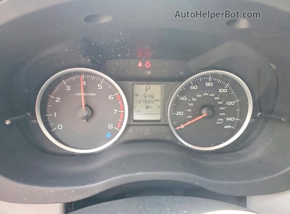 JF2SJADC3GH419120 2016 SUBARU FORESTER Blue Widok zestawu wskaźników