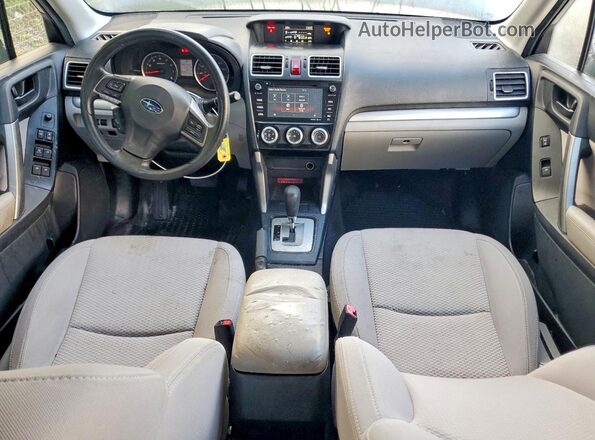 JF2SJADC3GH438301 2016 SUBARU FORESTER Серебряный Вид панели приборов