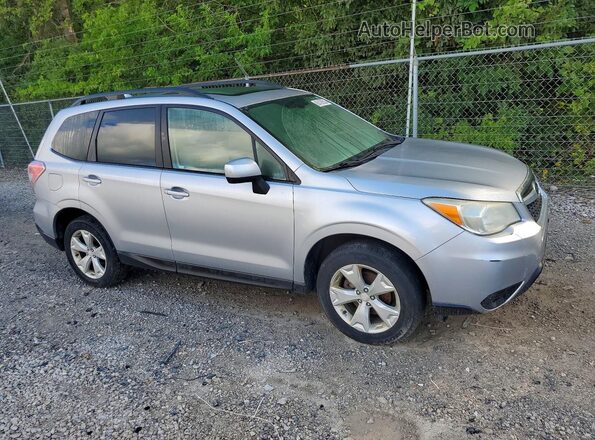 JF2SJADC3GH438301 2016 SUBARU FORESTER Серебряный Передняя правая четверть