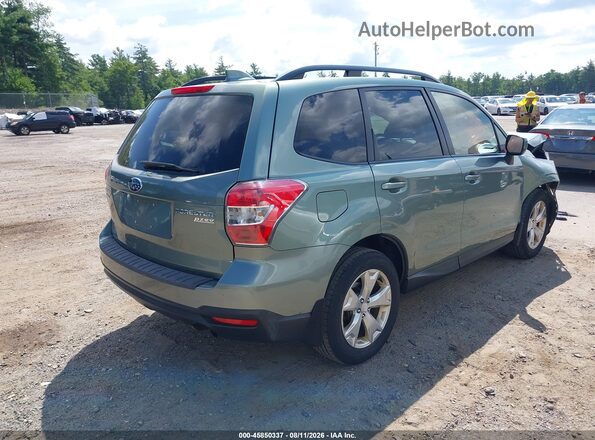 JF2SJADC3GH494612 2016 SUBARU FORESTER Green Trasero derecho