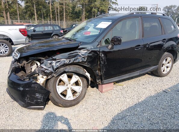 JF2SJADC3GH546255 2016 SUBARU FORESTER Черный Вид спереди