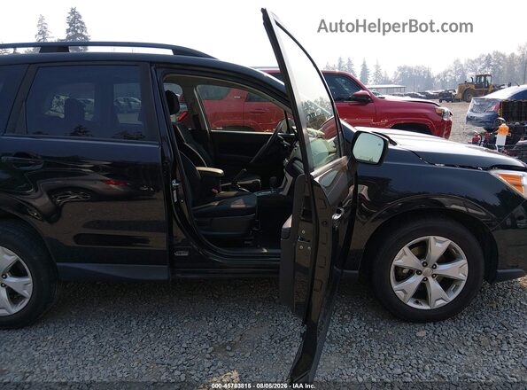JF2SJADC3GH546255 2016 SUBARU FORESTER Черный Вид салона спереди