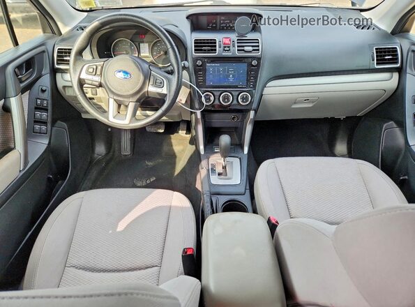 JF2SJADC3JH406018 2018 SUBARU FORESTER Угольный Вид панели приборов