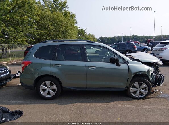 JF2SJADC4GH401337 2016 SUBARU FORESTER Green Սալոնի հետևի տեսք