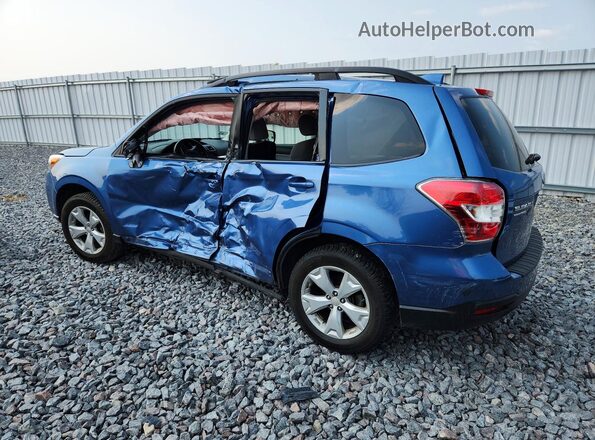 JF2SJADC4GH479844 2016 SUBARU FORESTER Blue Tył lewy