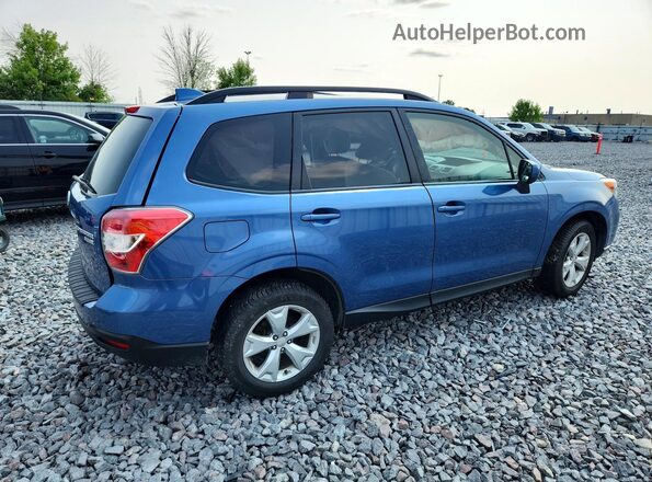 JF2SJADC4GH479844 2016 SUBARU FORESTER Blue Tył prawy