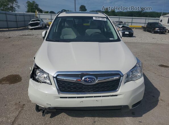 JF2SJADC4GH498670 2016 SUBARU FORESTER White წინა ხედი