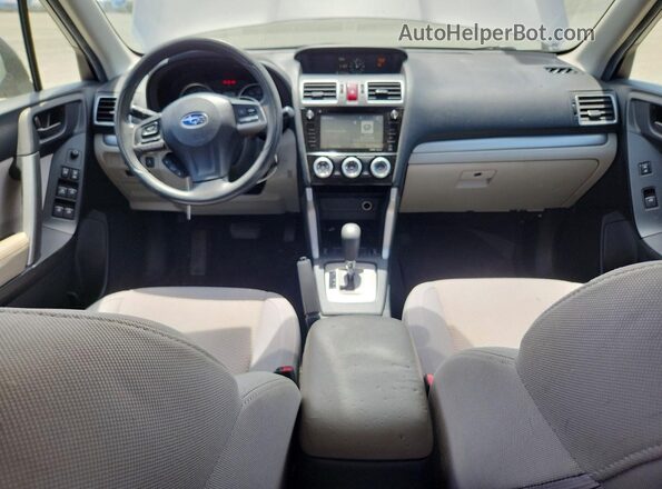 JF2SJADC5GH401301 2016 SUBARU FORESTER Серебряный Вид панели приборов