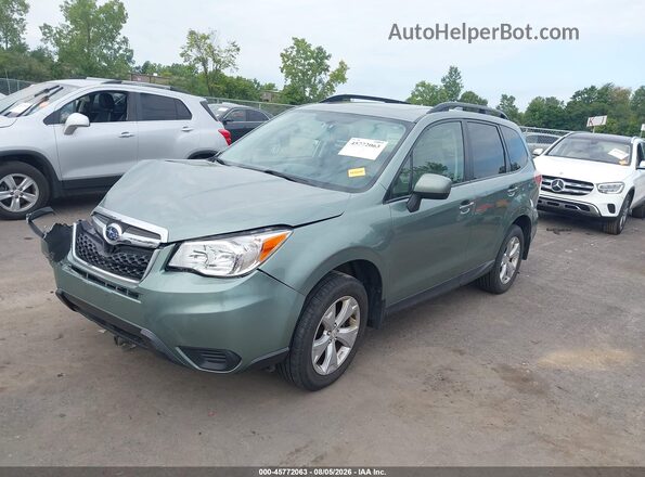 JF2SJADC5GH401427 2016 SUBARU FORESTER Green Front left