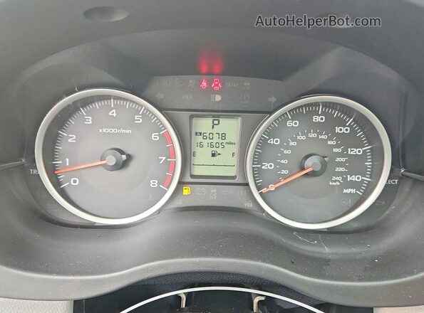 JF2SJADC5GH409009 2016 SUBARU FORESTER Silver Instrument cluster view