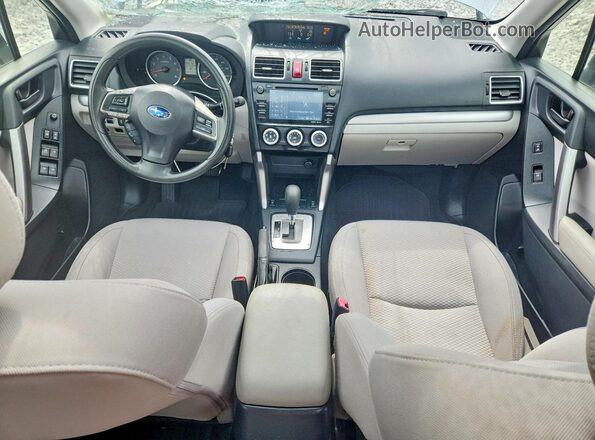 JF2SJADC5GH409009 2016 SUBARU FORESTER Silver Dashboard view