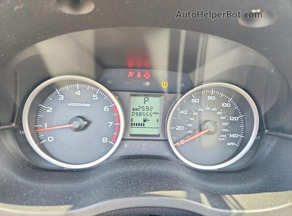 JF2SJADC5GH432208 2016 SUBARU FORESTER Серебряный Вид щитка приборов
