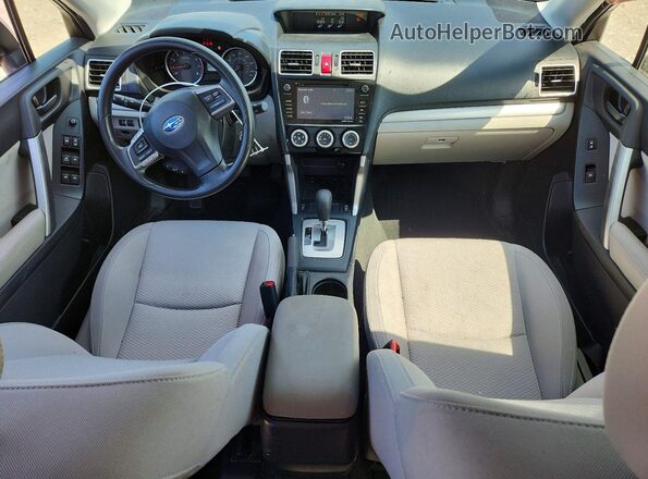 JF2SJADC5GH432208 2016 SUBARU FORESTER Серебряный Вид панели приборов