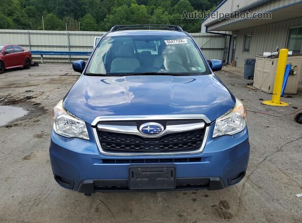 JF2SJADC5GH534883 2016 SUBARU FORESTER Blue Widok z przodu