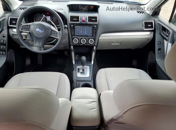 JF2SJADC5GH534883 2016 SUBARU FORESTER Blue Widok deski rozdzielczej