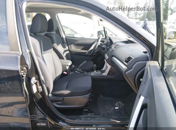 JF2SJADC5GH559590 2016 SUBARU FORESTER Black წინა სალონის ხედი
