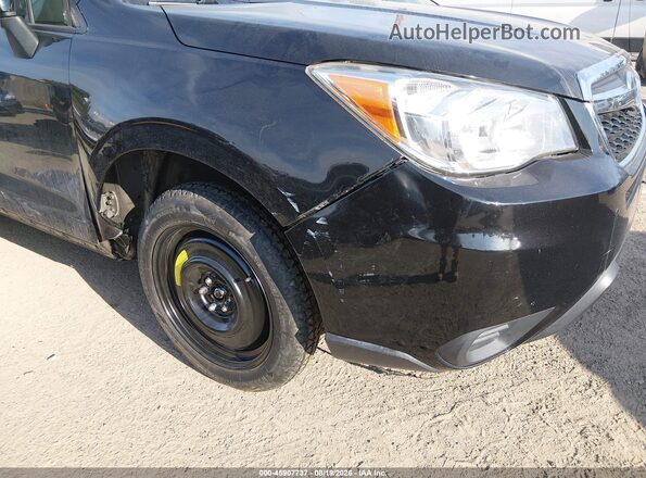 JF2SJADC5GH559590 2016 SUBARU FORESTER Black წინა ხედი