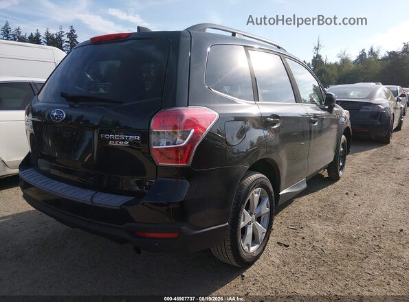 JF2SJADC5GH559590 2016 SUBARU FORESTER Black უკანა მარჯვენა