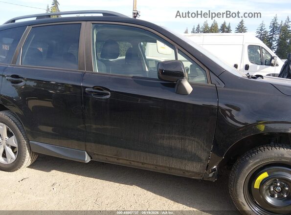 JF2SJADC5GH559590 2016 SUBARU FORESTER Black სალონის 360-გრადუსიანი ხედი