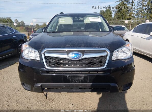 JF2SJADC5GH559590 2016 SUBARU FORESTER Black უკანა სალონის ხედი