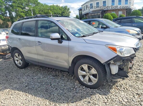 JF2SJADC5GH561713 2016 SUBARU FORESTER Silver Delantero derecho
