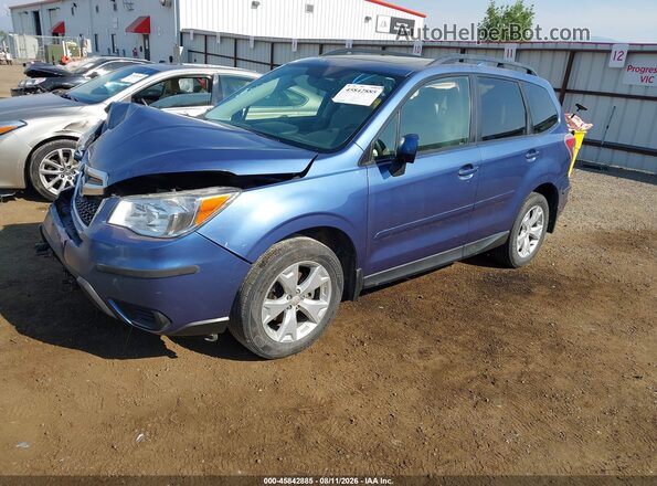 JF2SJADC6GG546112 2016 SUBARU FORESTER Blue Front left