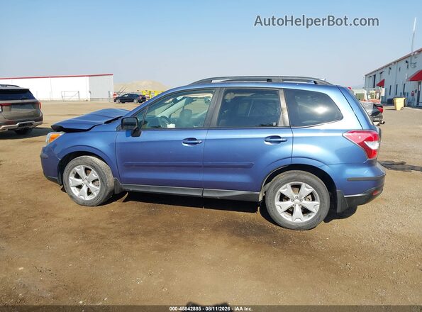 JF2SJADC6GG546112 2016 SUBARU FORESTER Blue Rear interior view