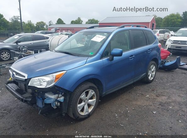 JF2SJADC6GH451642 2016 SUBARU FORESTER Blue Front left