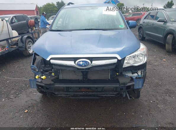 JF2SJADC6GH451642 2016 SUBARU FORESTER Blue Front view