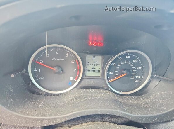 JF2SJADC6GH492059 2016 SUBARU FORESTER Gray Widok zestawu wskaźników