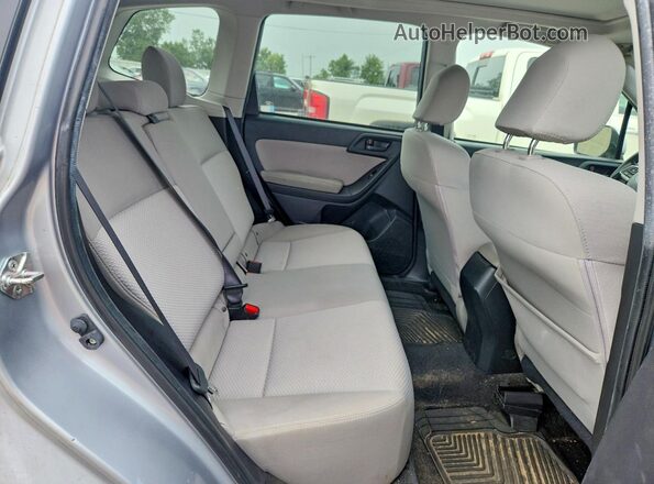 JF2SJADC7GH428175 2016 SUBARU FORESTER Silver Rear interior view
