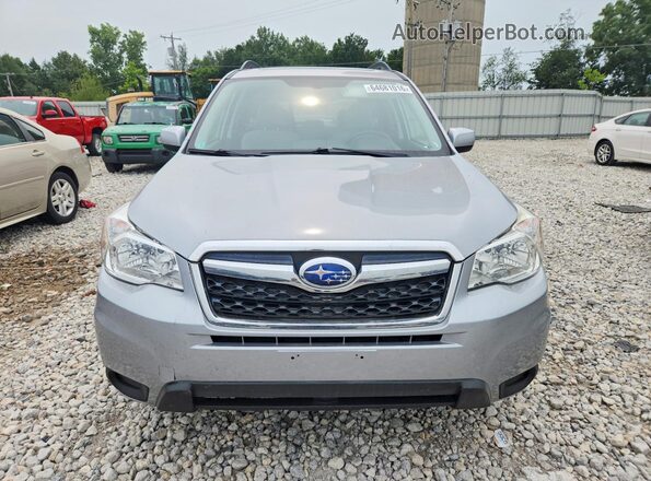 JF2SJADC7GH428175 2016 SUBARU FORESTER Silver Front view